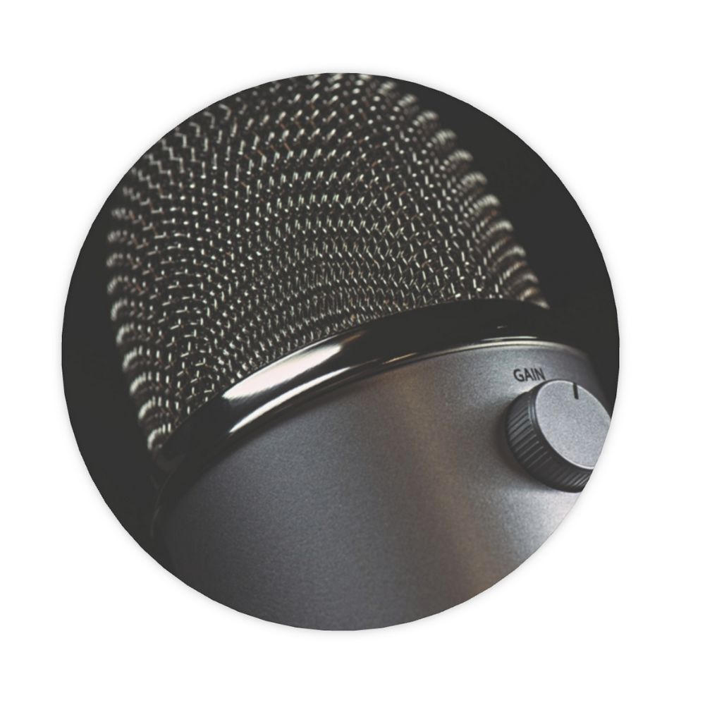 MizDragonfly Home Decor Resonance Microphone Stonemax Serving Dish Plate Platter